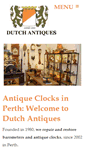 Mobile Screenshot of dutchtimepieces.com